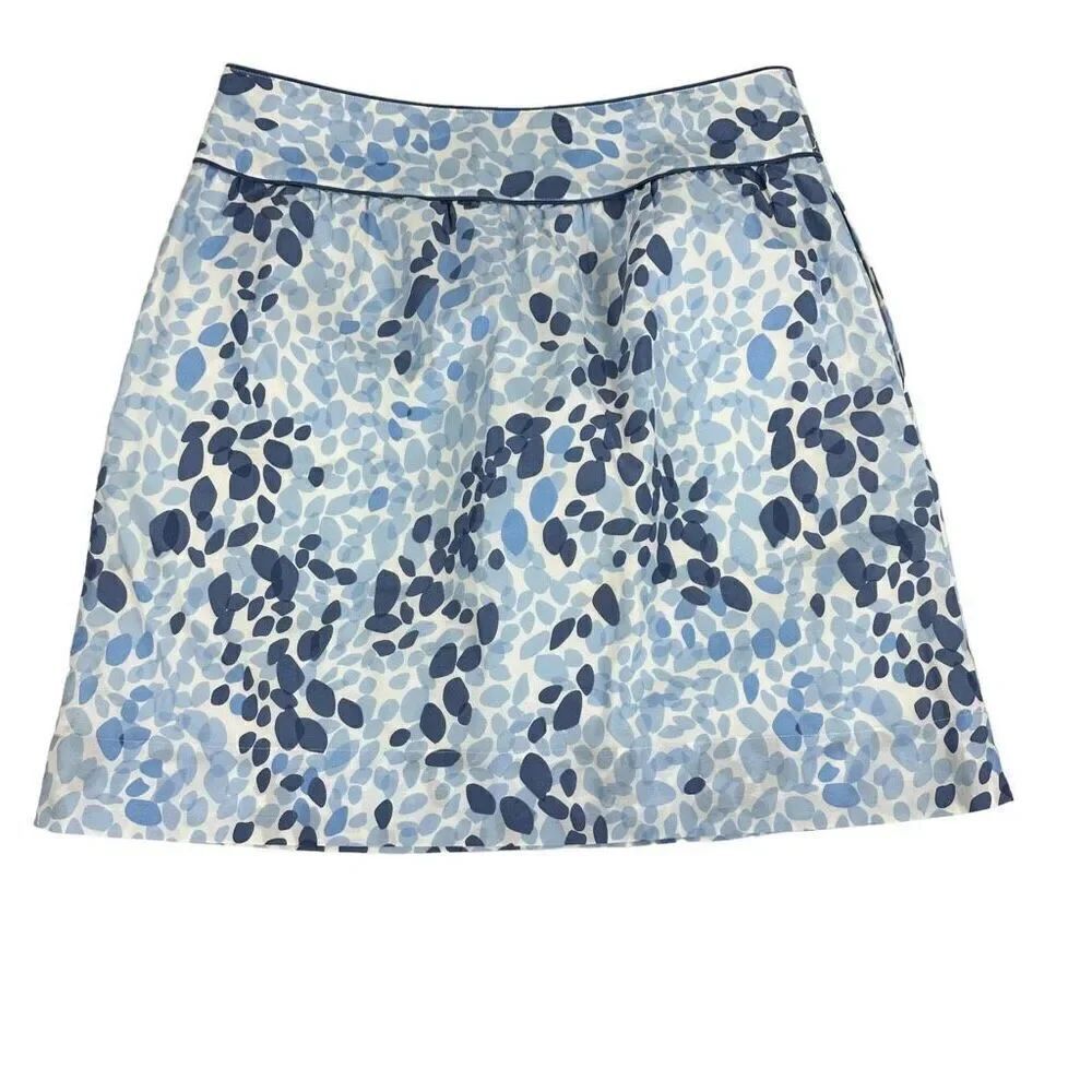 Vineyard Vines Blue Sea Glass Cotton Skirt Size 4